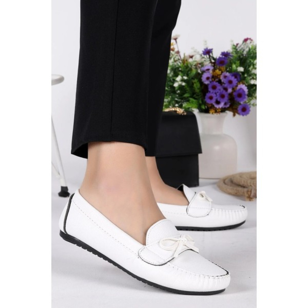 Aska Shoes Kadın Fiyonklu Babet Yeni Sezon Babetler Fiyatı