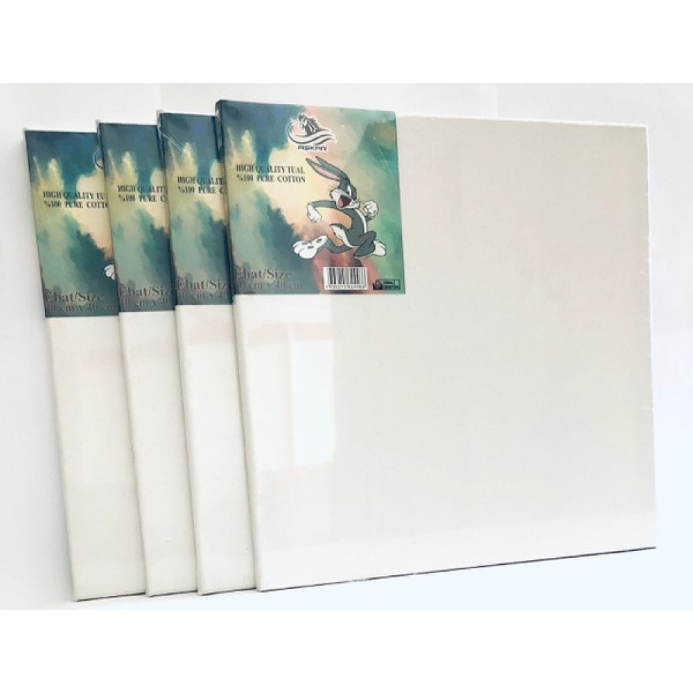 Aşkar 40 x 40 cm Tuval - 4'lü - Krem Rengi Oto Boyaları Fiyatı