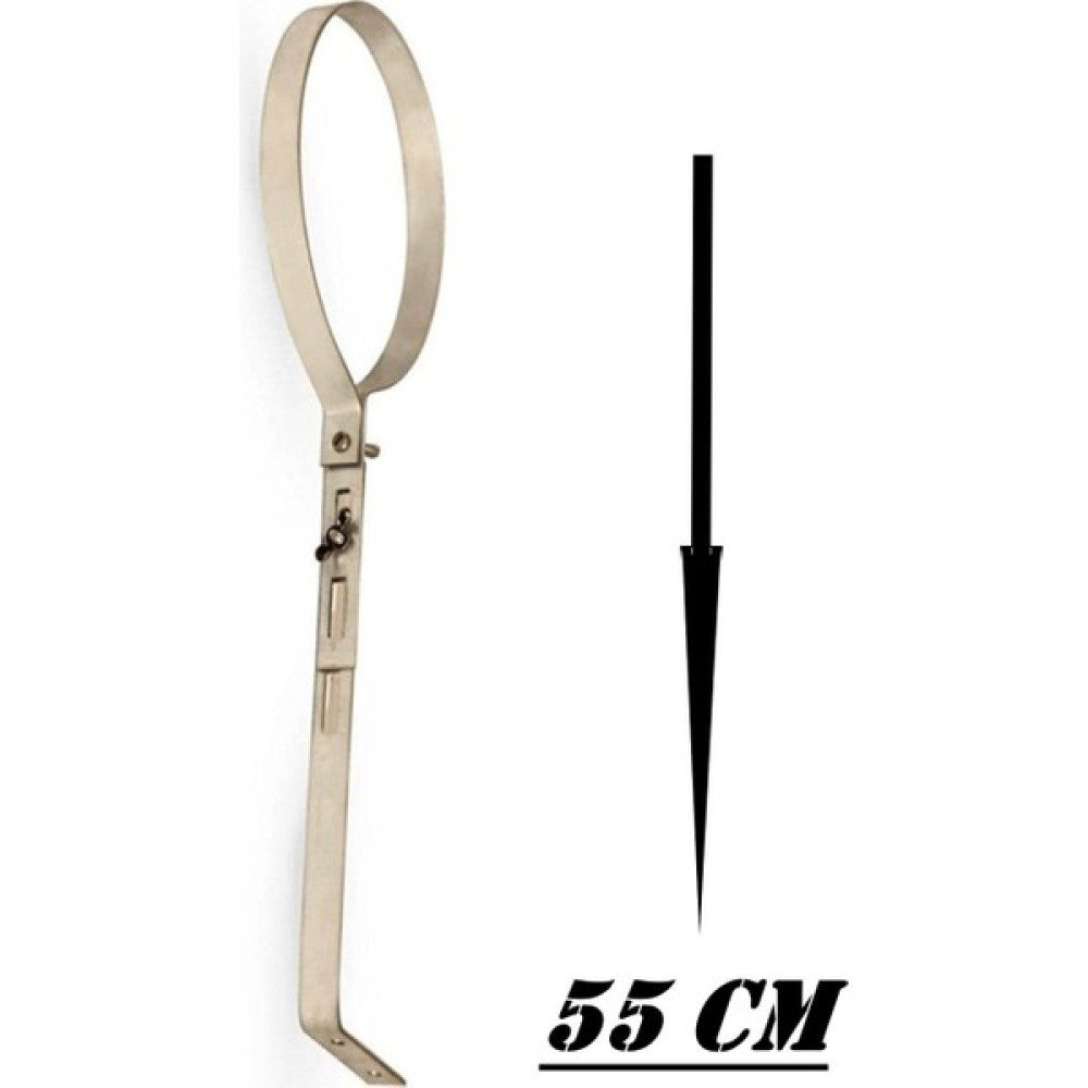 Askay Yapı Soba Boru Kelepçesi(Uzun Boy) Ayarlanabilir Boy 55CM Isıtıcılar Fiyatı