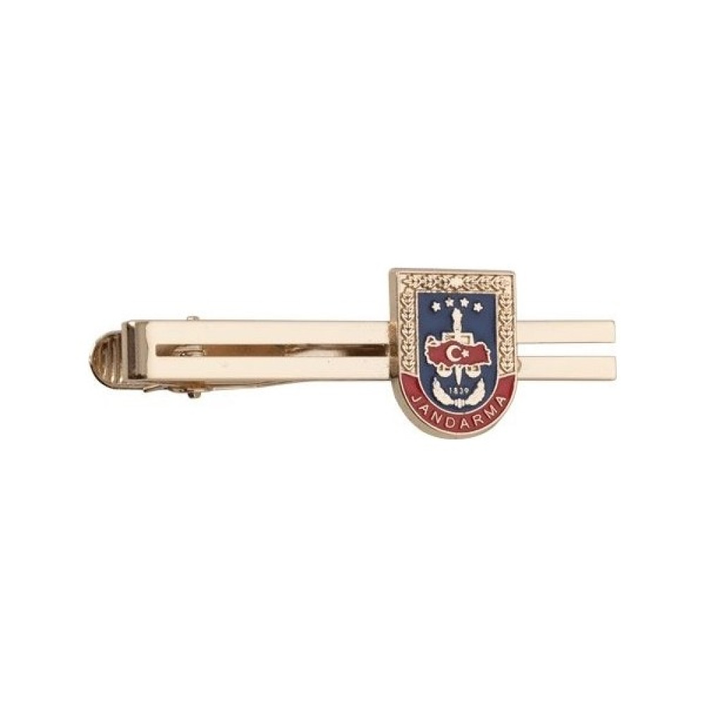 Asker Vadisi Jandarma Bröveli Kravat İğnesi - Sarı - Jandarma Logo Temalı Kravat İğnesi Fiyatı