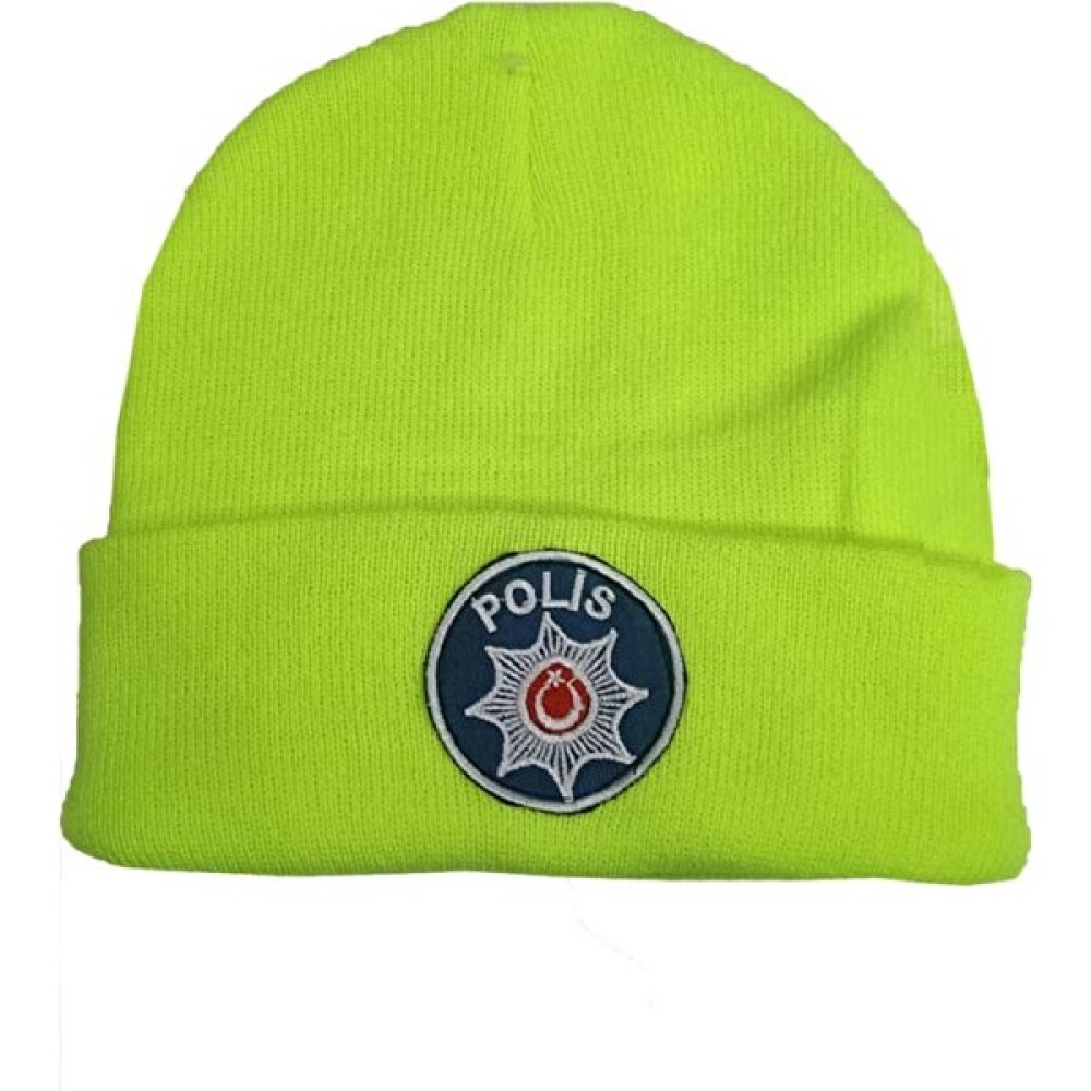 Asker Vadisi Polis Trafik Akrilik Yün Bere Neon Yeşili Erkek Beresi Fiyatı