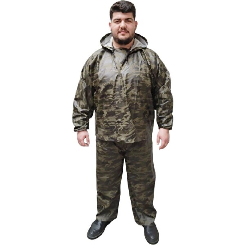 Asker Vadisi Yağmurluk Kamuflaj Desen Kapüşonlu Alt-Üst Takım Yarım Fermuar (Standart Beden) - Standart Motorsiklet Sürücüsü Giyim & Ayakkabı Fiyatı