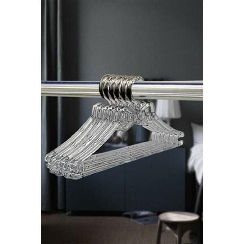 Askıcı Kristal Şeffaf Bebek Kıyafet Askısı 12li Elbise Askısı Çocuk Kıyafet Askısı Fiyonk Ev & Dekorasyon Aksesuarları Fiyatı