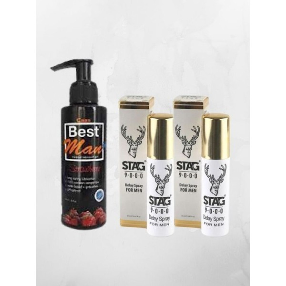 Aşkın Deposu Best Man Lubricant Jel Çilekli 150 ml + 2'li Stag Sprey Oto Boyaları Fiyatı