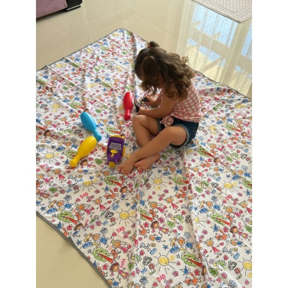 Aşkın Parti Evi 150 x 180 Cm, Family, Su Geçirmez Mama Sandalyesi Altı Yer Örtüsü Mama Sandalyesi ve Aksesuarı Fiyatı