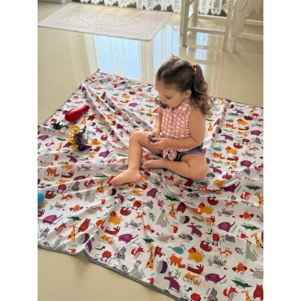Aşkın Parti Evi Zoo, 145 x 210 cm Su Geçirmez, Yer/masa Örtüsü, Aktivite, Yemek ve Oyun Için, Doğa Dostu ve Çevreci, Çok Amaçlı Kullanım Mama Sandalyesi ve Aksesuarı Fiyatı