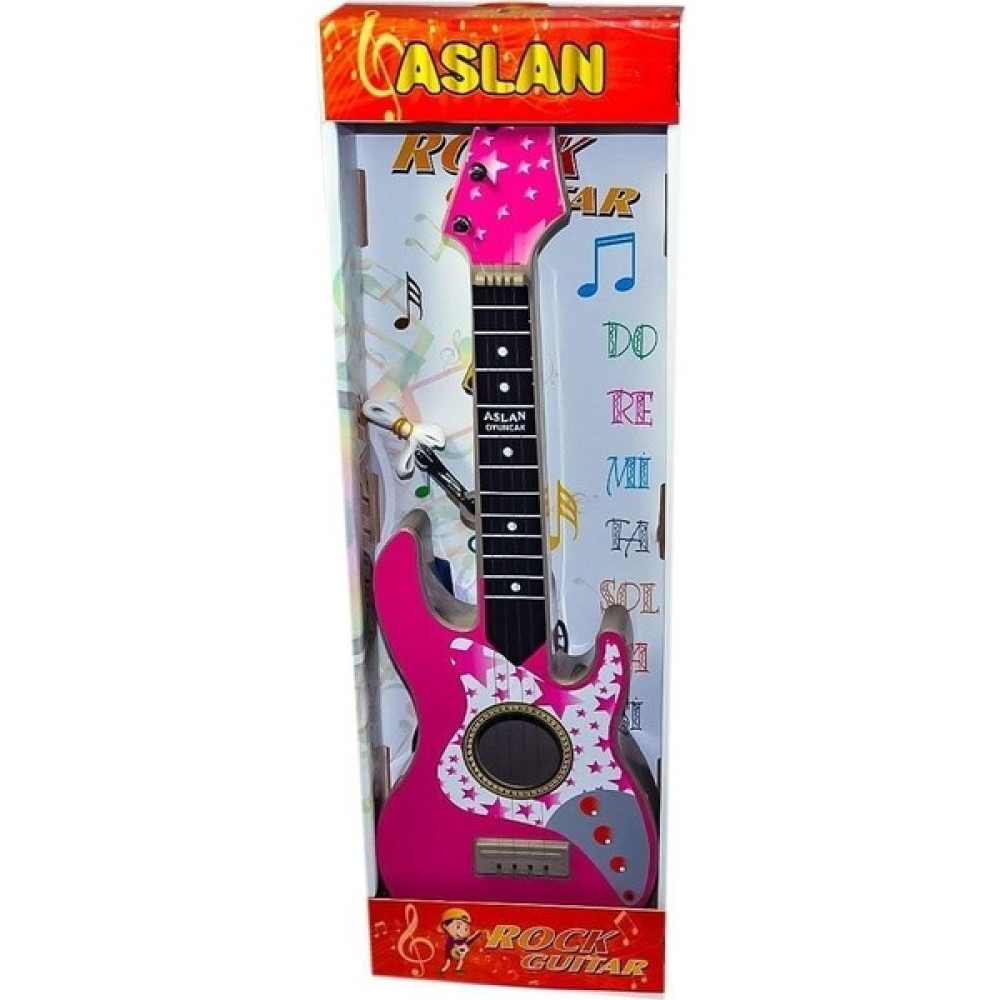 Aslan ASL-015 Kutulu Elektro Gitar _ Oyuncak - Mavi Eğitici Oyuncak Fiyatı