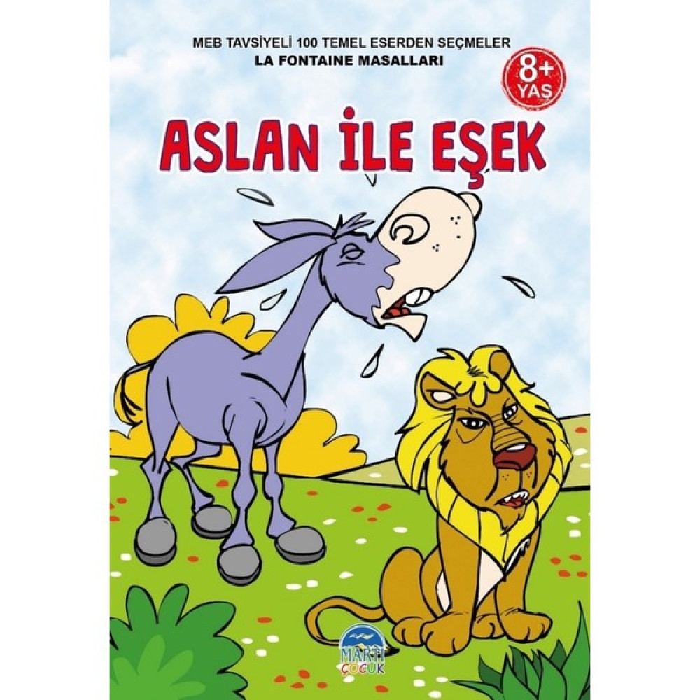 Aslan İle Eşek-3.Sınıf 100 Temel Eserden Seçmeler Çocuk Öykü Fiyatı