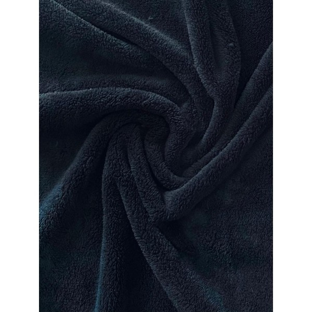 Aslan Online Çift Yüzlü Lacivert Welsoft Peluş Kumaş 180 cm En - 1 m - 180 cm Kumaşlar Fiyatı