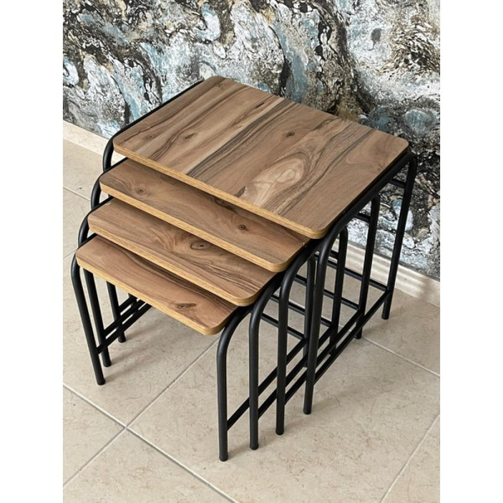 Aslan Store Metal Zigon Sehpa Orta Sehpa Yan Sehpa Metal 4'lü - 2 Zigon Sehpa Fiyatı