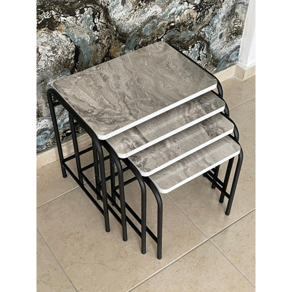 Aslan Store Metal Zigon Sehpa Orta Sehpa Yan Sehpa Metal 4'lü - 4 Zigon Sehpa Fiyatı