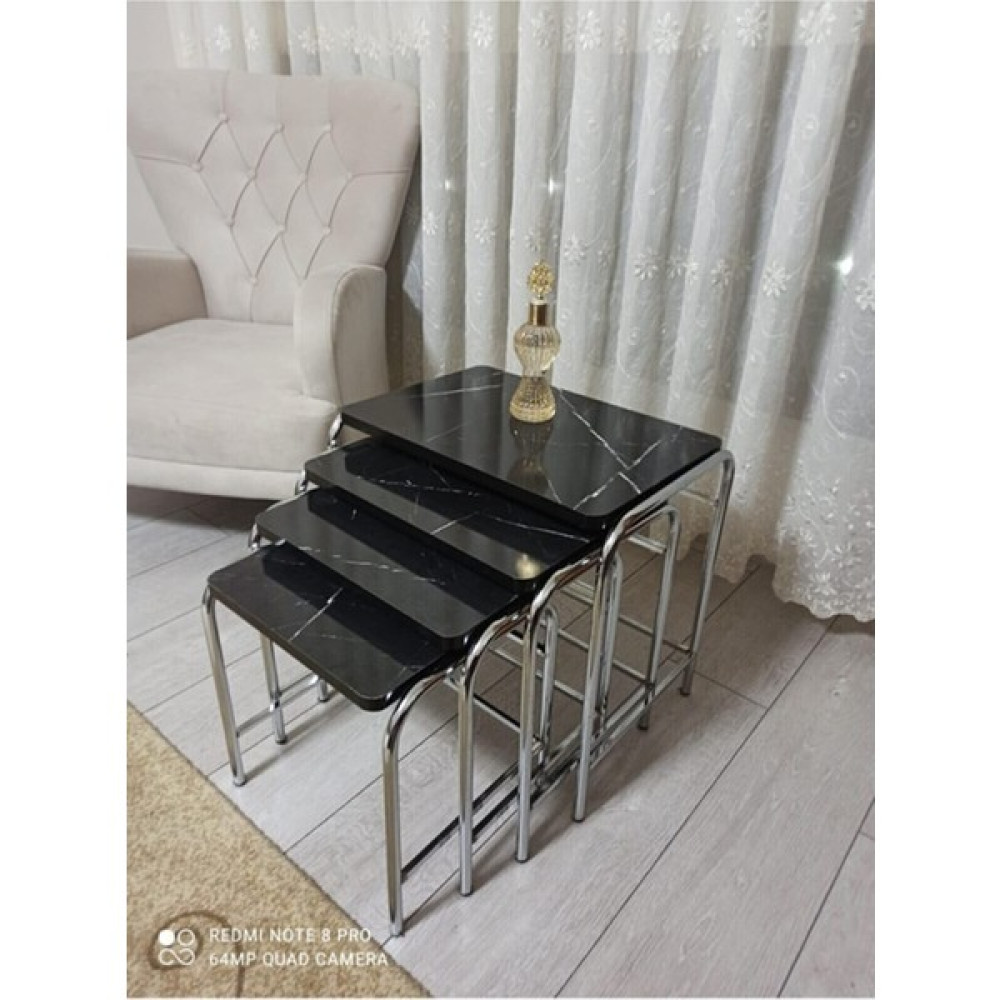 Aslan Store Zigon Sehpa Buket Model - siyah Zigon Sehpa Fiyatı