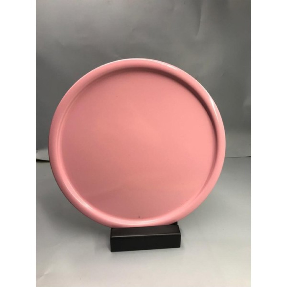 Aslı Hediyelik 30 cm Mat Lila Metal Yuvarlak Çay, Kahve, Pasta Servis Tepsisi Dekoratif Sunum Tepsisi Servis Tepsisi Fiyatı