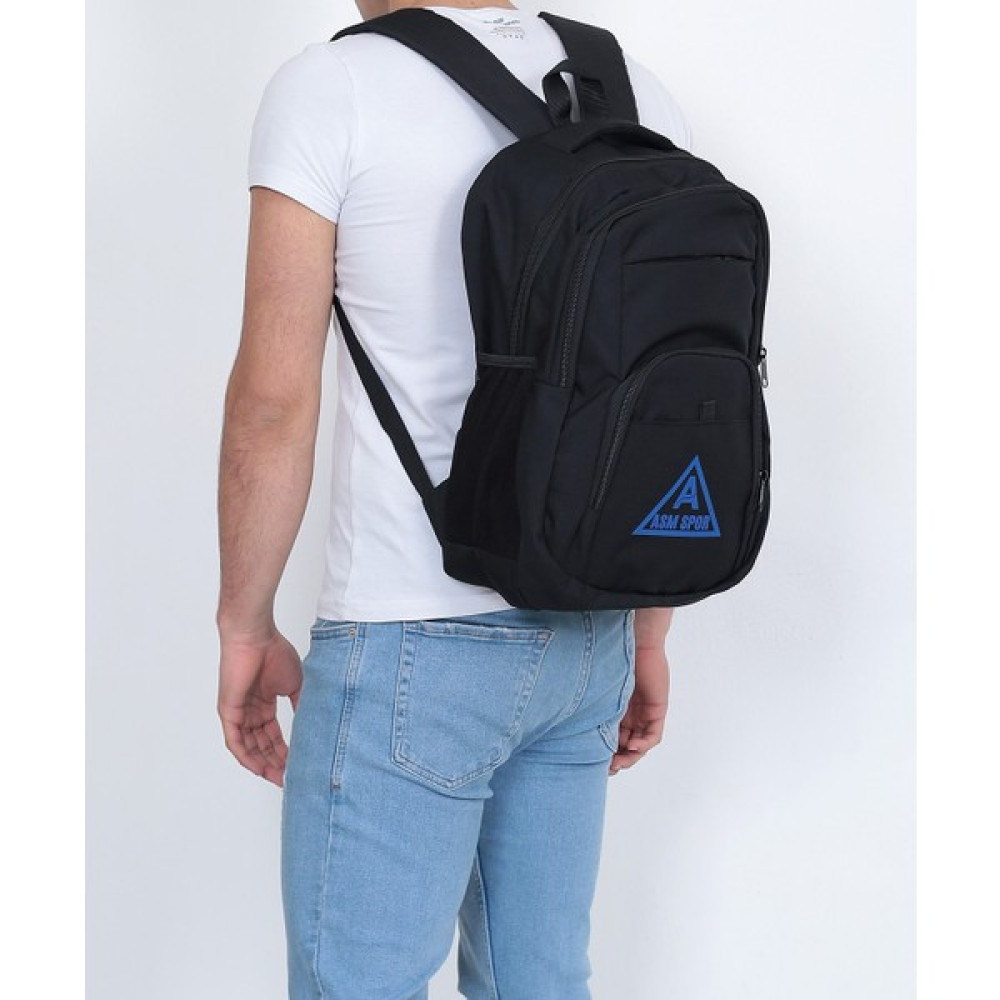 Asm Store Asm Spor Çok Kulanışlı Sırt Çantası 30L Siyah-Mavi Erkek Sırt Çantası Fiyatı
