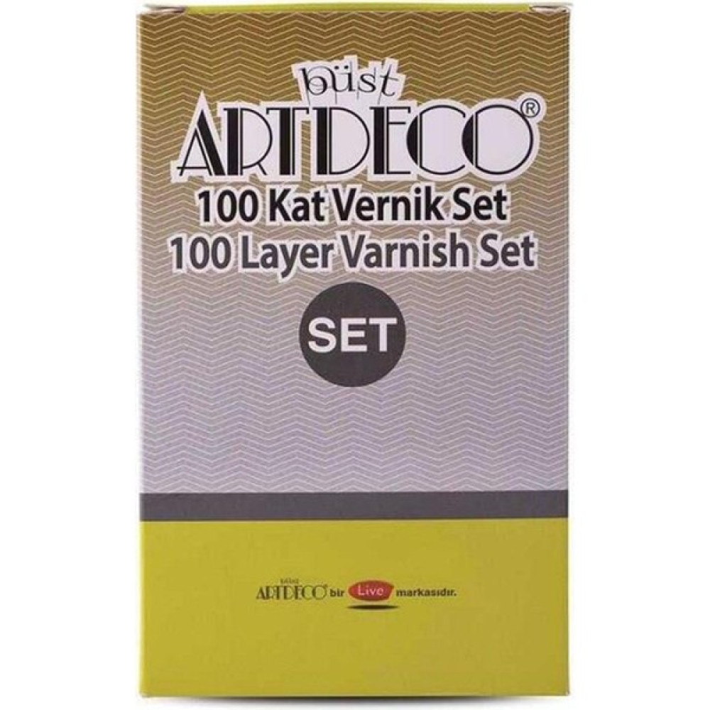 Asmeyal Artdeco Yüzkat Vernik Seti Y-053S-1 Ebru Seti - Renkli Sanatsal Malzemeler Fiyatı