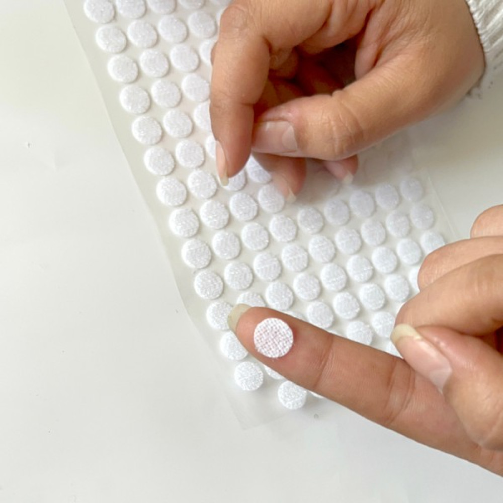 Aso Cırt Bant 1 cm Çap 108 Çift Yuvarlak Para Para Arkası Yapışkanlı - Beyaz Nalburiye & Hırdavat Fiyatı