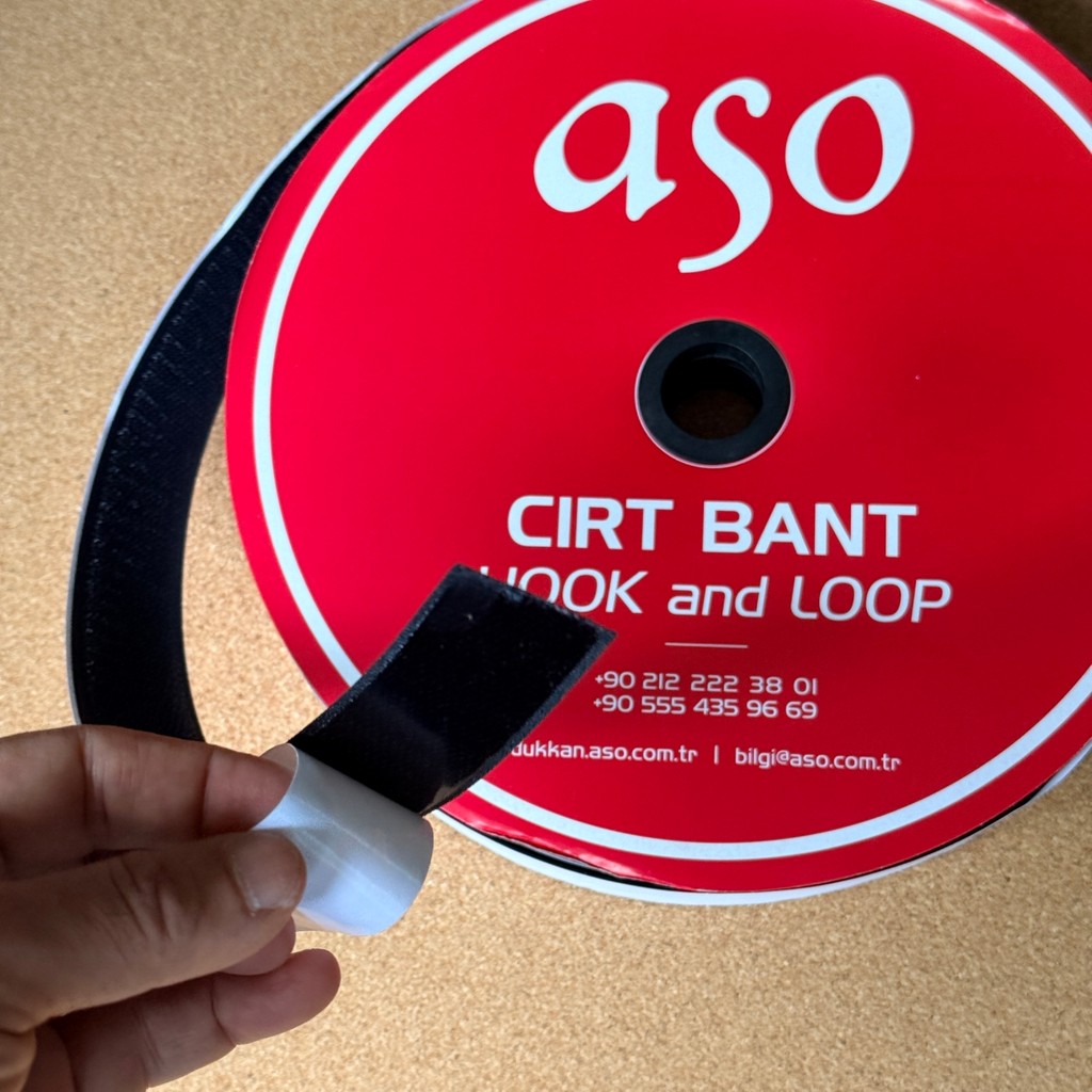 Aso Cırt Bant En 2 cm 25 Metre Arkası Yapışkanlı Yüksek Kalite Cırt Cırt Amerikan Fermuar - Siyah SSD / Solid State Drive Fiyatı