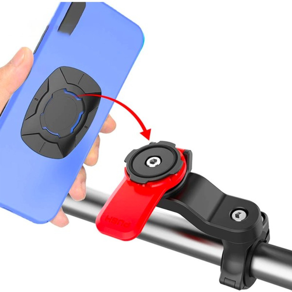 Ason Plus Ally HL-143A Bisiklet Motosiklet Gidon Telefon Tutucu - Siyah - Kırmızı Motorsiklet için Diğer Aksesuarlar Fiyatı