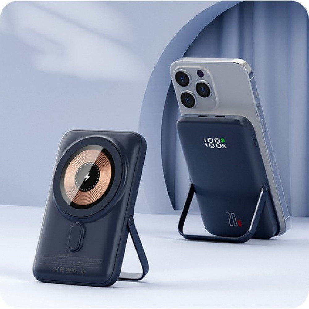Ason Plus Ally Q15 10000MAH Pd 20W Magsafe Uyumlu Hızlı Şarj Powerbank Standlı - Siyah Cep Telefonu Şarj Cihazı Fiyatı
