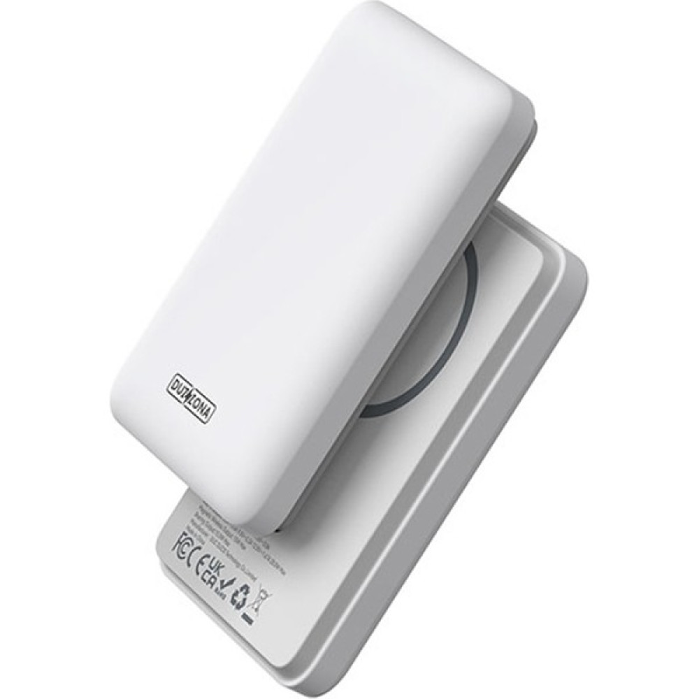 Ason Plus Duzzona W4 20W 5000MAH Magsafe Uyumlu Taşınabilir Kablosuz Hızlı Şarjlı Powerbank - Beyaz Taşınabilir Şarj Cihazı - Powerbank Fiyatı