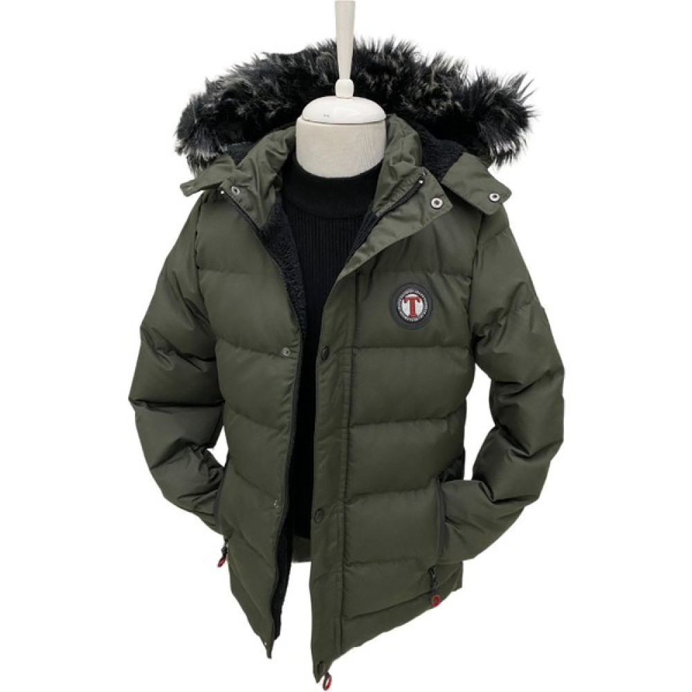 Asortix Erkek Çocuk Kışlık Yoğun Elyaf Dolgulu İçi Welsoft Polar Kürklü Kapüşonlu Uzun Mont Kaban-MNT-0002 Erkek Çocuk Mont Fiyatı