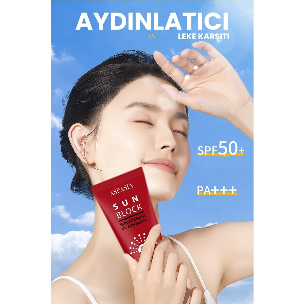 ASPASIA KOREA Cildi Nemlendiren Ve Aydınlık Görünüm Kazandıran Kore Güneş Koruyucu Krem 70g Güneş Kremleri ve Losyonları Fiyatı