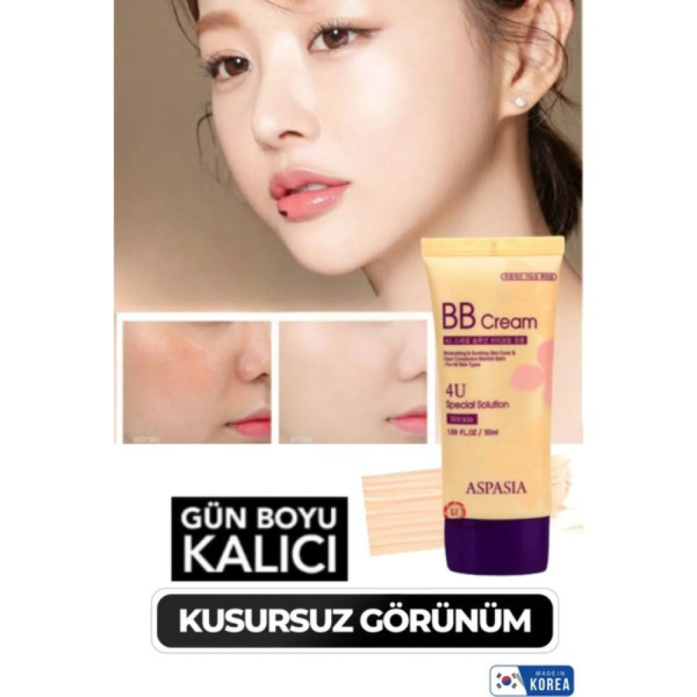 ASPASIA Yoğun Kapatıcı Kore Bb Krem 50 ml Cilt ve Yüz Bakımı Fiyatı