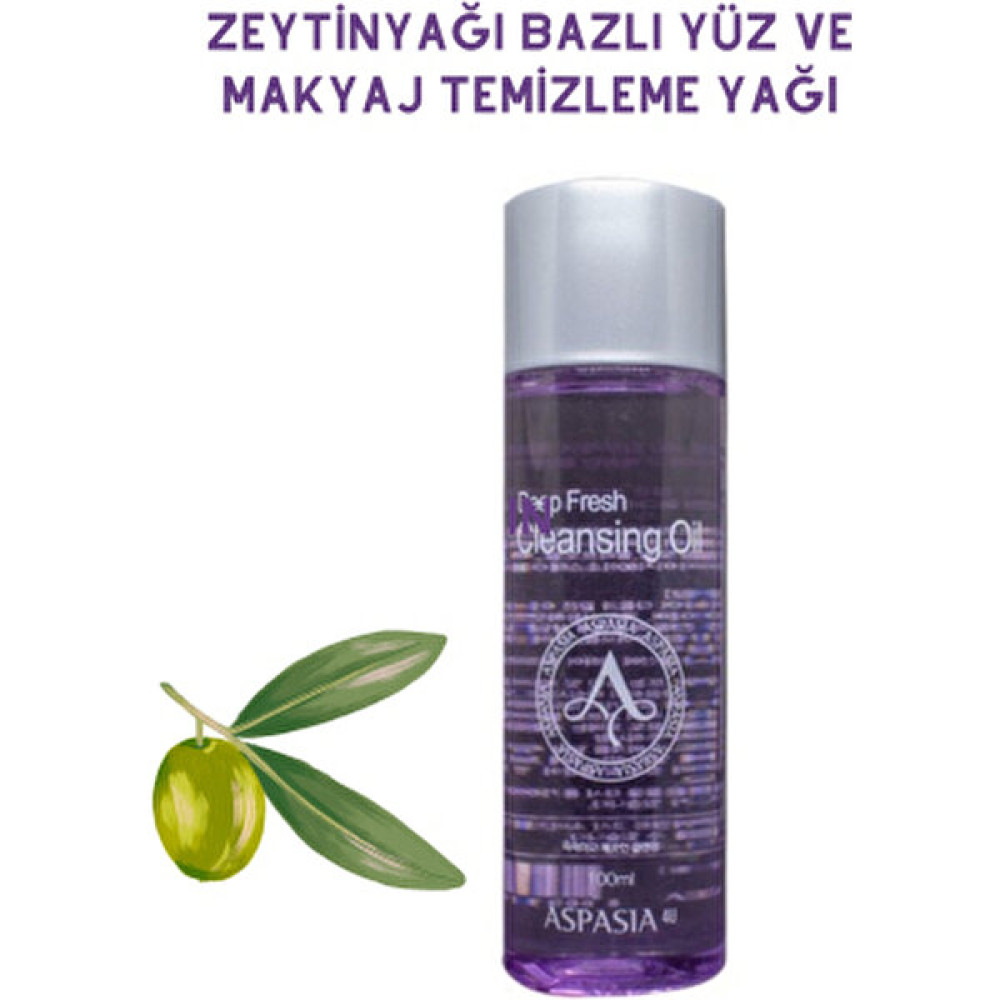 ASPASIA Zeytinyağı ve Mineral Yağlar Içeren Kore Yüz ve Makyaj Temizleme Yağı 100ML Makyaj Temizleyicileri Fiyatı