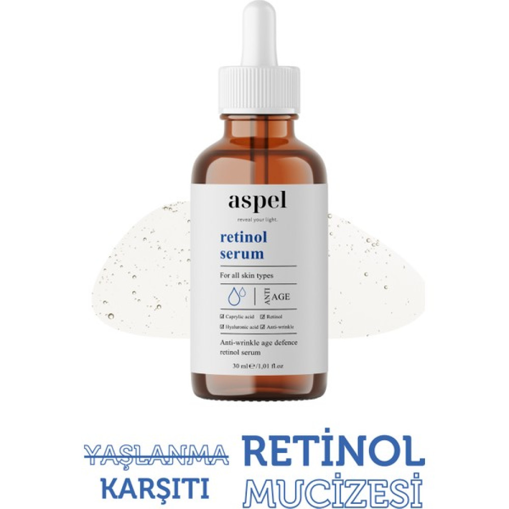 Aspel Yaşlanma Karşıtı ve Yenileyici Retinol Serum 30 ml Anti-Aging / Yaşlanma Karşıtı Fiyatı