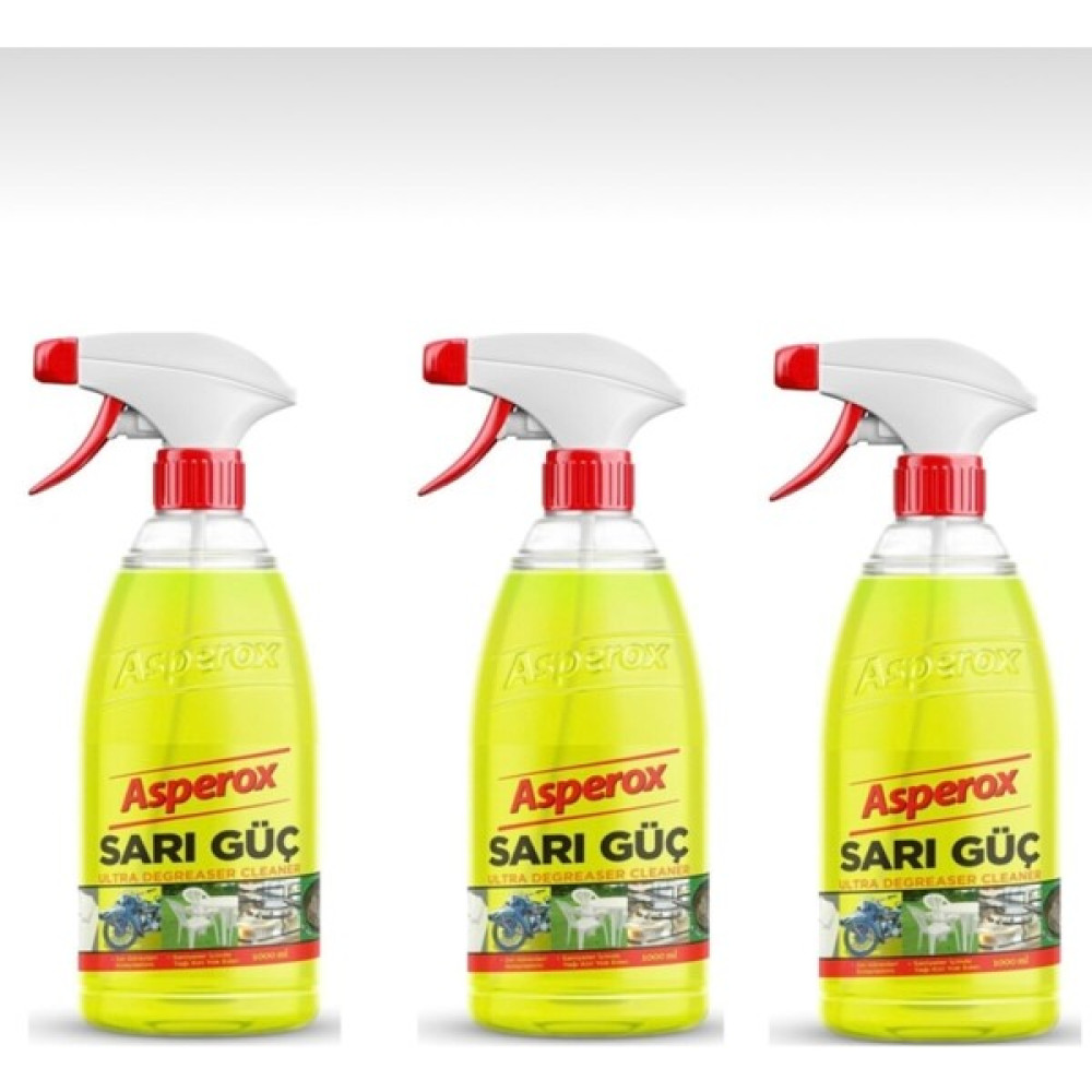 Asperox Sarı Güç 3X1000 ml Parlatıcı ve Temizleyiciler Fiyatı