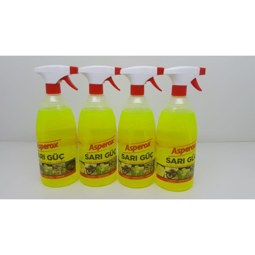 Asperox Sarı Güç Çok Amaçlı Temizleyici 1 Lt *4 Temizlik Malzemeleri Fiyatı