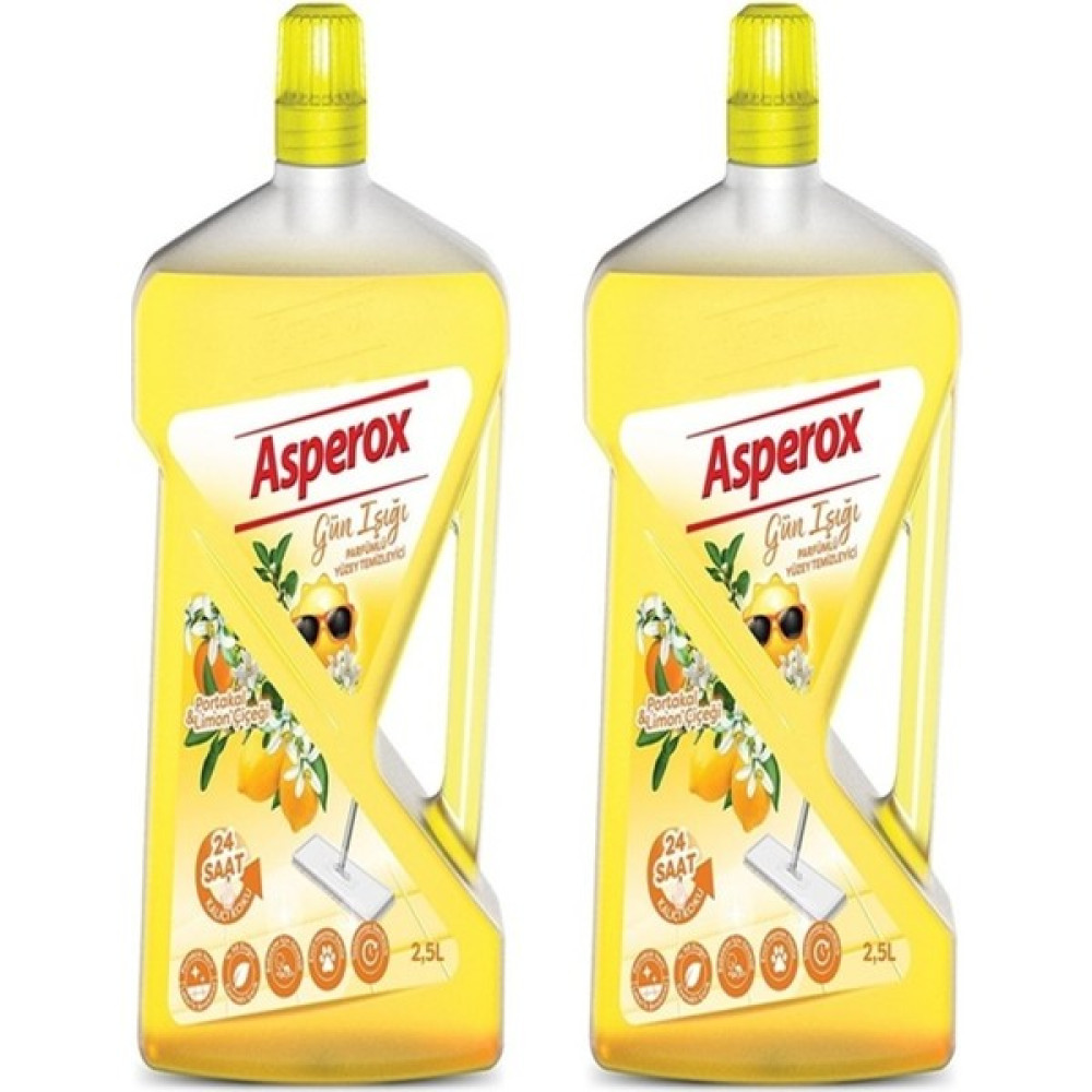 Asperox Yüzey Temizleyici Portakal 'limon 2,5 L x 2li Ekonomik Paket Parlatıcı ve Temizleyiciler Fiyatı