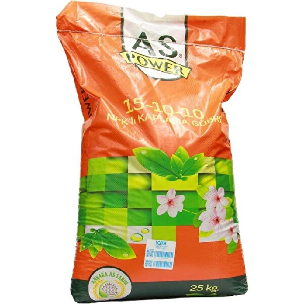 Aspower As Power 15 10 10 Npk'lı Kaplama Çim Gübresi 25 kg Gübre Fiyatı