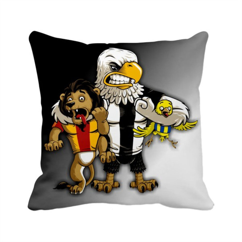 Asr Beşiktaş Kara Kartal Taraftar Bjk Saten Yastık - 36 x 36 cm Kırlent / Mobilya Yastığı Fiyatı