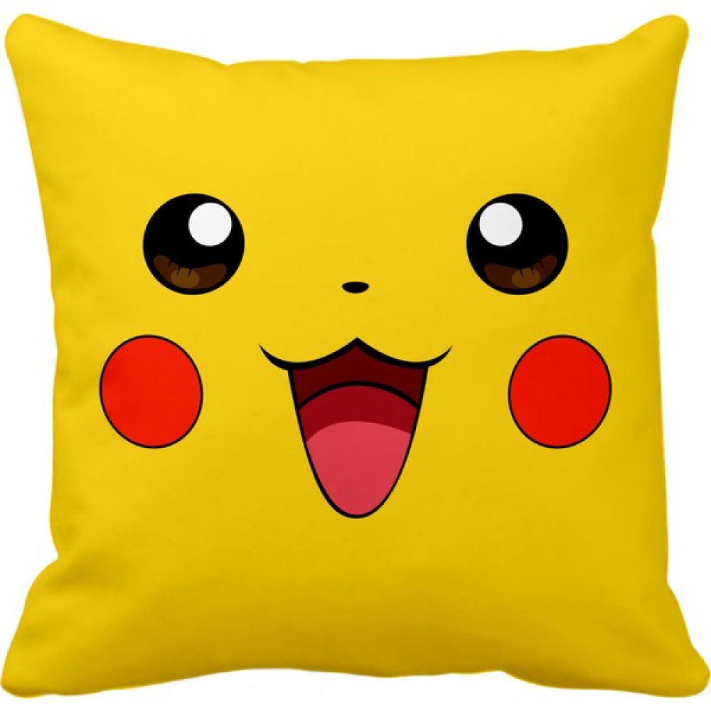 Asr Pikachu Pikaçu Pokemon Go Saten Yastık - 36 x 36 cm Kırlent / Mobilya Yastığı Fiyatı