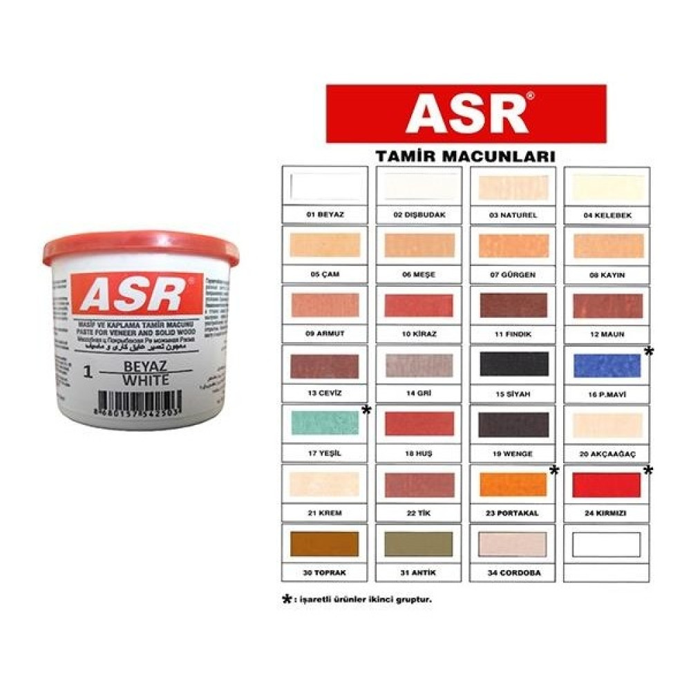 Asr Tamir Macunu Meşe - 1 Adet Nalburiye & Hırdavat Fiyatı