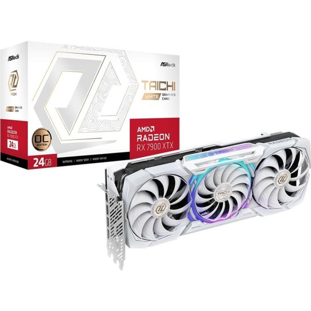 Asrock 24GB RX7900XTX Tcw 24GO Taichi White Gddr6 Hdmı-Dp Pcıe 4.0 Ekran Kartları Fiyatı