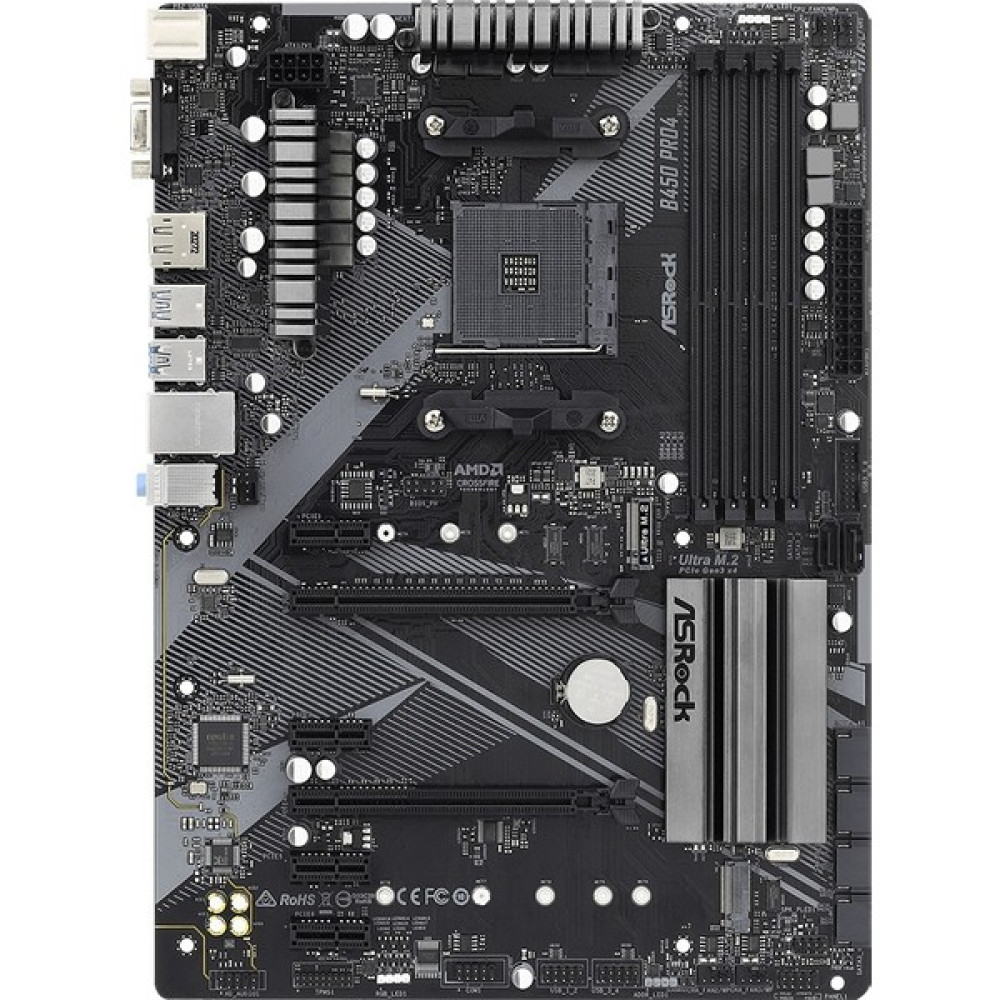 Asrock B450 Pro4 Rev2 AMD B450 3200MHz DDR4 Soket AM4 ATX Anakart (ASRB450-PROREV2) Anakart Fiyatı