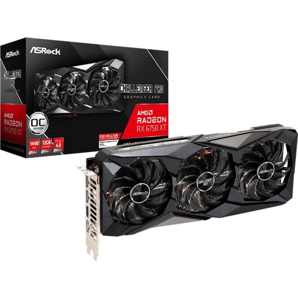 Asrock Radeon Rx 6750 12GB 192 Bit GDDR6 HDMI1 3xDP   Xt Challenger Pro Ekran Kartı 90-GA3QZZ-00UANF Ekran Kartları Fiyatı