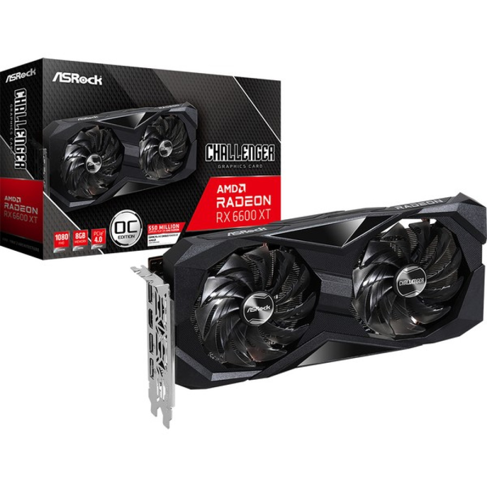 Asrock RX6600 CDL Challenger D 8GB 192Bit GDDR6 (DVI-I+HDMI) PCI-Express 4.0 Ekran Kartı Ekran Kartları Fiyatı