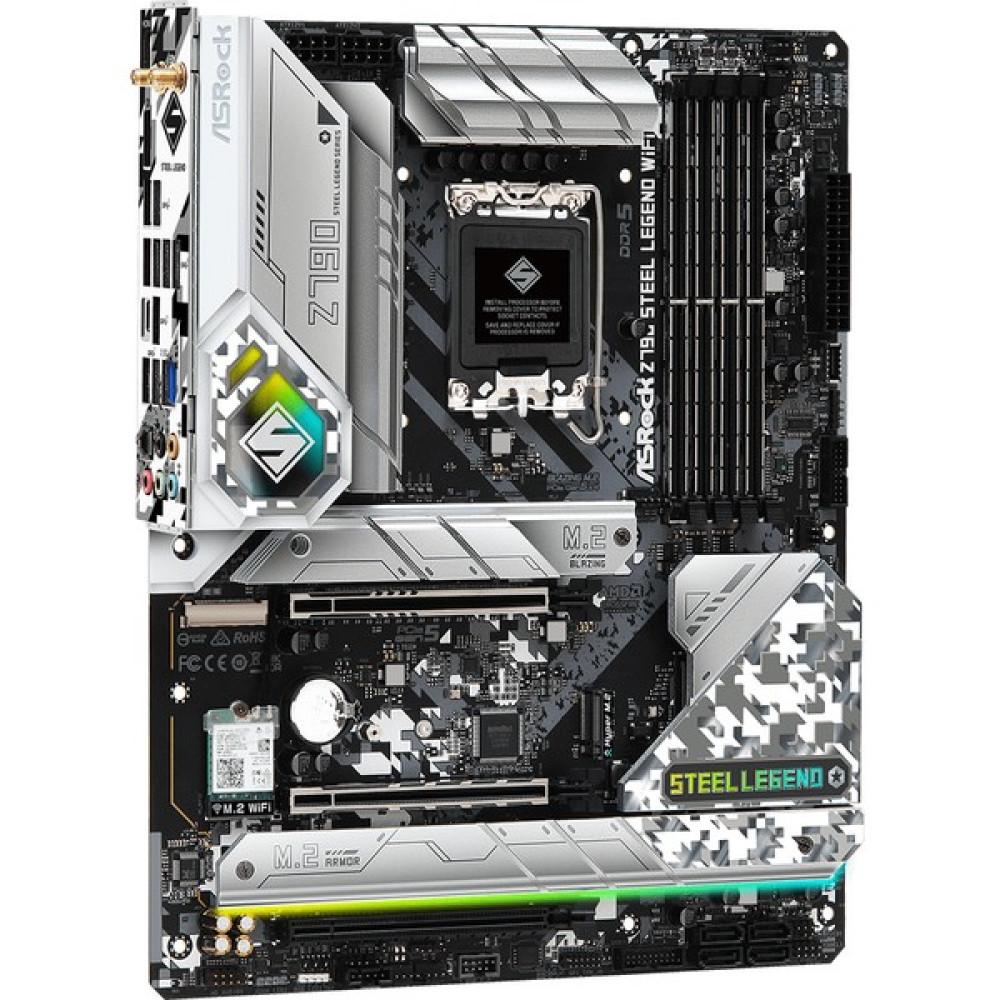 Asrock Z790 Steel Legend WiFi DDR5 7200+ MHz (OC) LGA1700 ATX Anakart Anakart Fiyatı