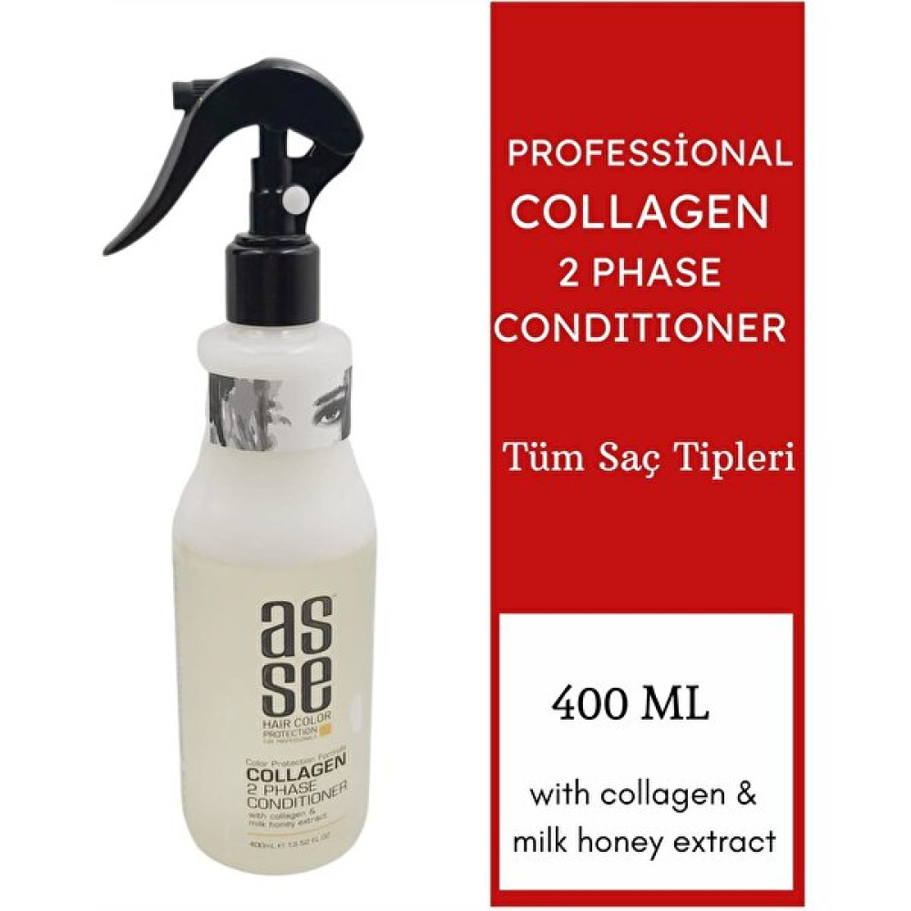 Asse Collagen Proteini Tuzsuz Yenileyici ve Onarıcı Fön Suyu 400 ml Saç Bakım Maskeleri & Serumlar & Spreyler Fiyatı