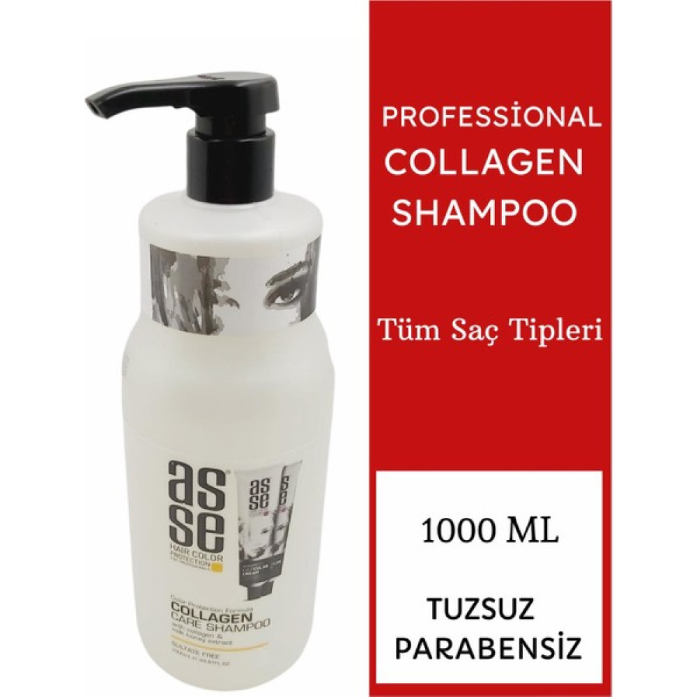 Asse Collagen Proteini Tuzsuz Yenileyici ve Onarıcı Şampuan 1000 ml Şampuan ve Saç Kremi Fiyatı