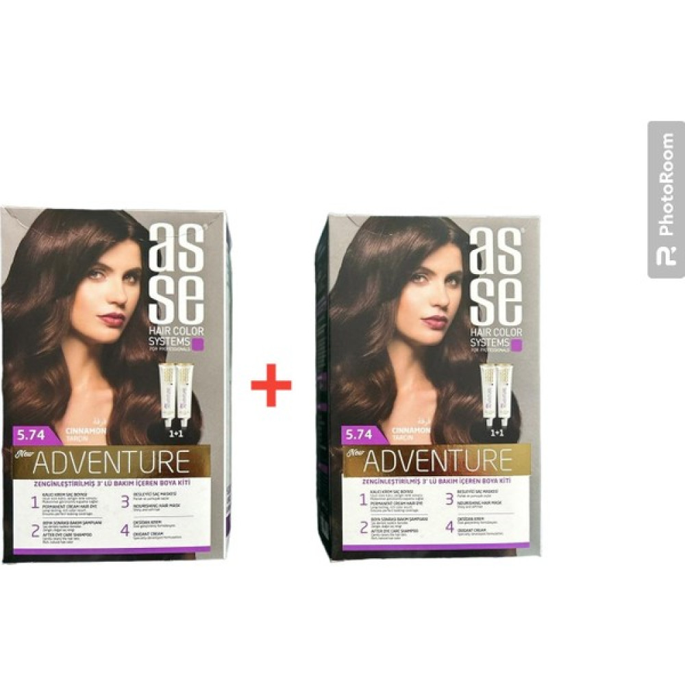 Asse Saç Boyası Seti No:5.74 Renk Tarçın Sette 4 Adetsaç Boyası+150 Ml Oksidan+2 Adet Şampuan+2 Adet Saç Bakım Kremi+2 Çift Eldiven Mevcuttu Saç Boyası Fiyatı