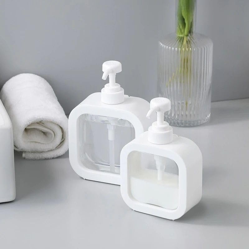 Asseds Store 400 ml Dikdörtgen Banyo Mutfak Sıvı Sabunluk, Bulaşık Lavabo Deterjanlık, Tezgah Üstü (2) - 0-Kahverengi - Option-1 Deterjan ve Temizlik Ürünleri Fiyatı
