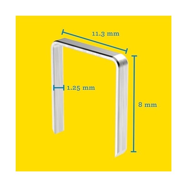 Asseds Store 5000556 Zımba Teli Tip 53F, 8 mm Zımba, 970 Adet, El ve Elektrikli Zımba Makineleri Için - Option-1 - 0 - Siyah - 1 Adet Diğer Fiyatı