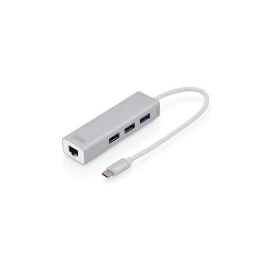 Assmann DA-70255 3 Port USB 3.0 Type C Hub