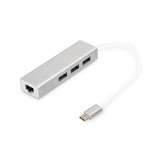 Assmann DA-70255 3 Port USB 3.0 Type C Hub USB & Firewire Ürünleri Fiyatı