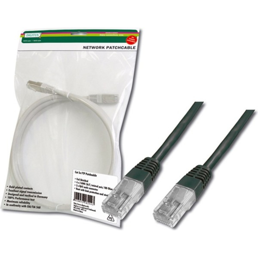 Assmann Digitus Cat-5e Utp Patch Kablosu, 2 Metre, Awg 26/7, Siyah Renk, 3p Sertifikalı Oto Boyaları Fiyatı