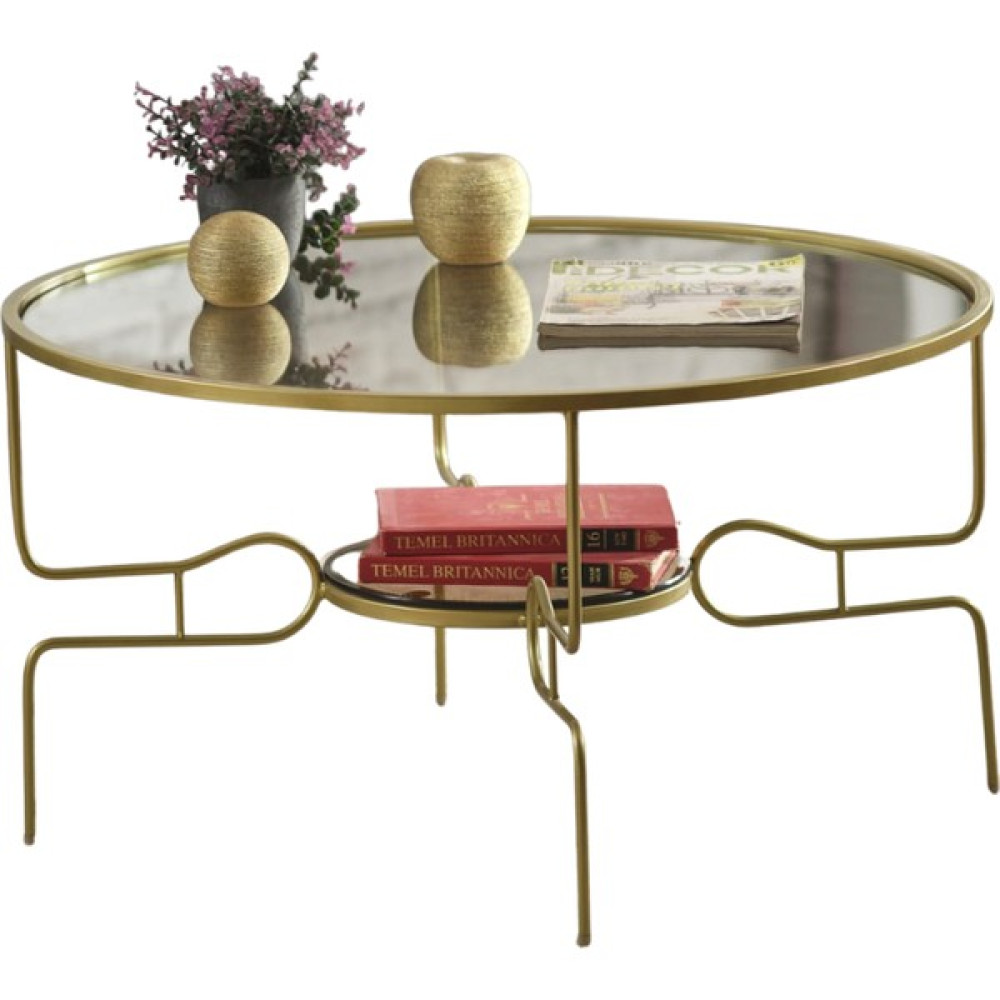Assu Casa Rose Metal Orta Sehpa - gold Orta Sehpa Fiyatı